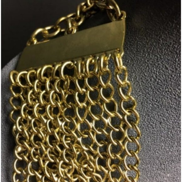 Chicos Mesh Chain Belt 36\
